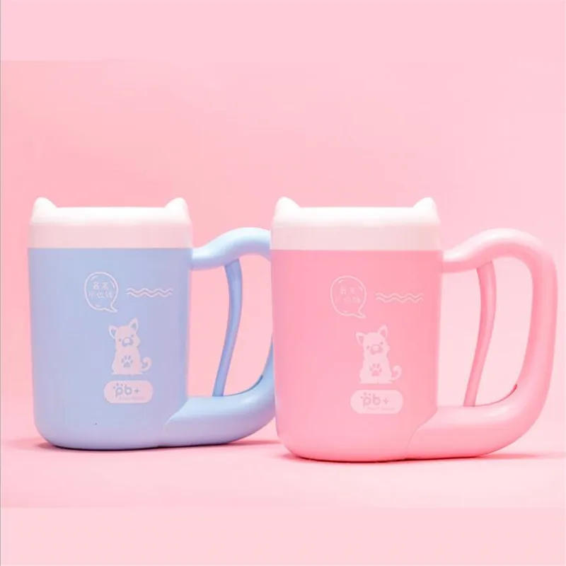 

Portable Dog Foots Washer Cup Pet Leg Cleaning Cup Instant Cleaning Environmental Protection Silica Gel Non Wet Ground and Hand