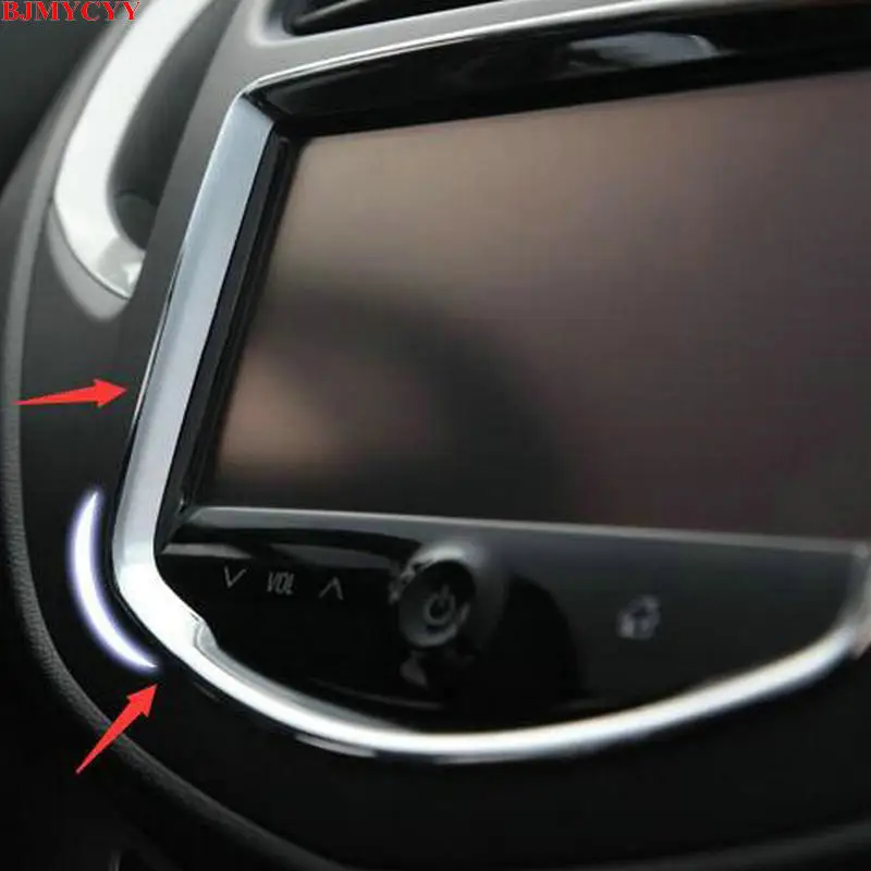 Украшение для стайлинга автомобиля BJMYCYY рамка управления дисплеем в автомобиле