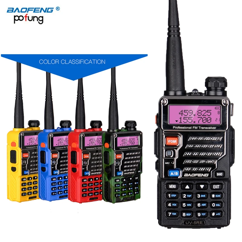 baofeng UV 5RE UV5RE для cb комплект рация 2 шт 10 км автомобильная портативная рации ham