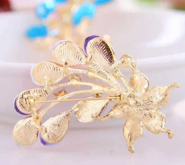 Креативная брошь в виде цветка ювелирные изделия для женщин/мужчин модные броши