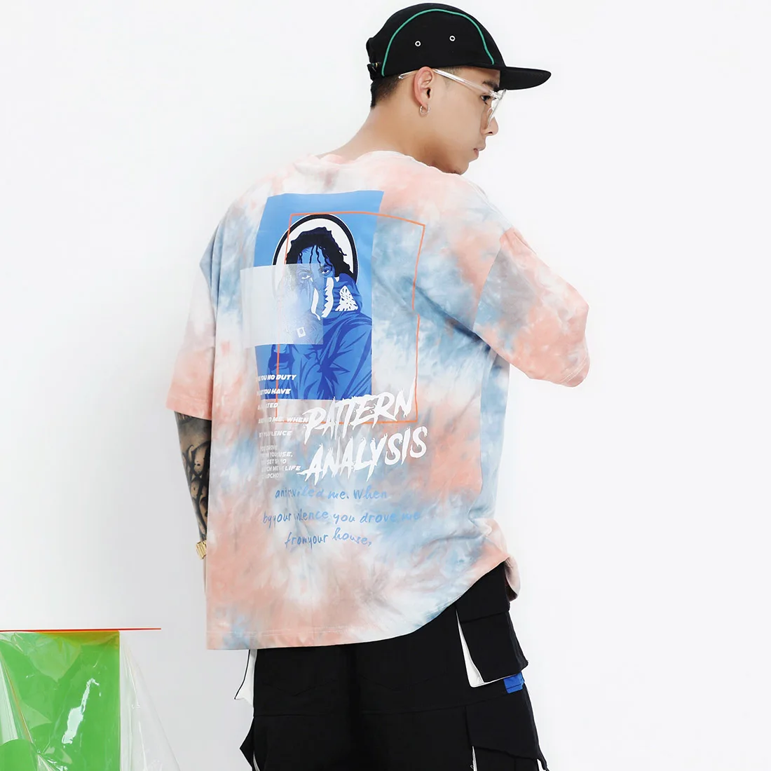 Aelfric Eden Tie Dye/Футболки с круглым вырезом и коротким рукавом коллекция 2019 года сезон