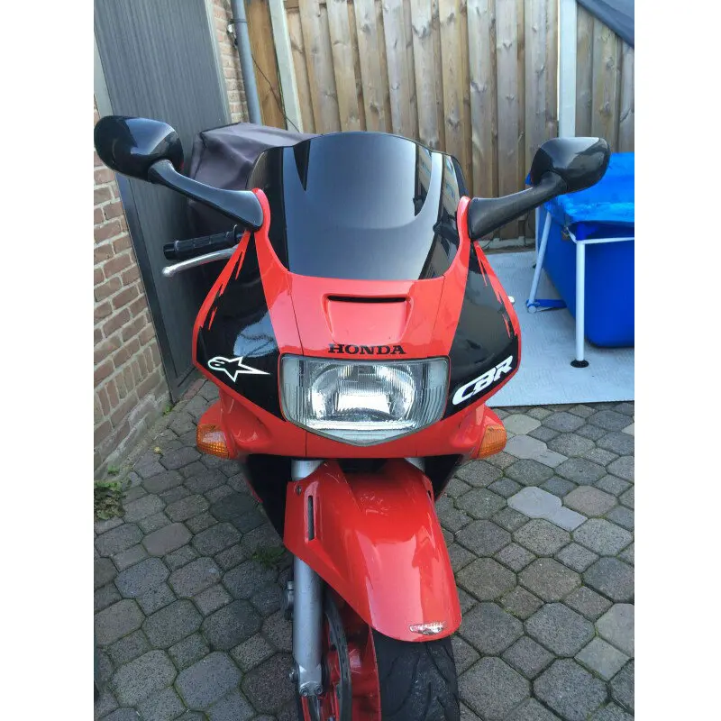 Мотоцикл двойной пузырь лобовое стекло ветер экран для 1991 1992 1993 1994 Honda CBR600F CBR600F2 CBR 600 F 600F F2 94 черный