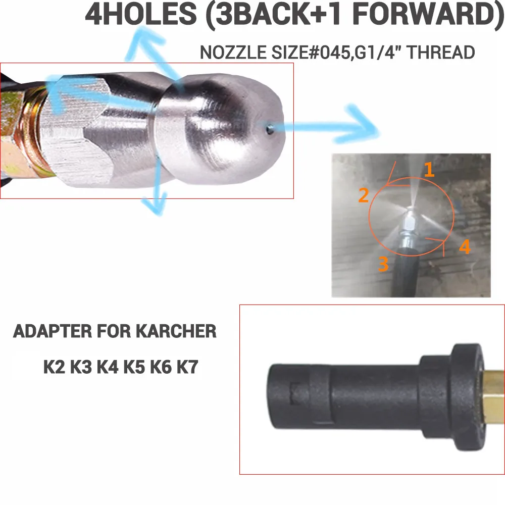 LaLeyenda 6 м 10 м 15 м 20 м Удлинительный шланг для мойки давления для Karcher K2-K7 Автомойка шнур трубы пенообразователь чистящие средства 40MPa 5800psi