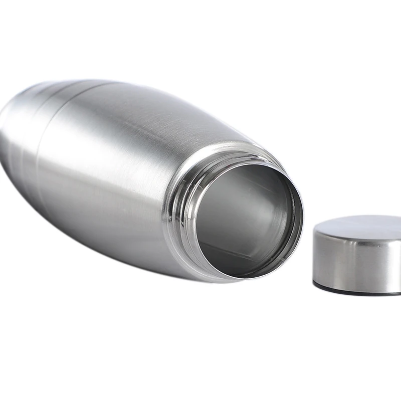 650/1000ml Single Layer Stainless Steel Water Bottle BPA Free Large Capacity Sport Drink Bottle Gym Drinking Bottles