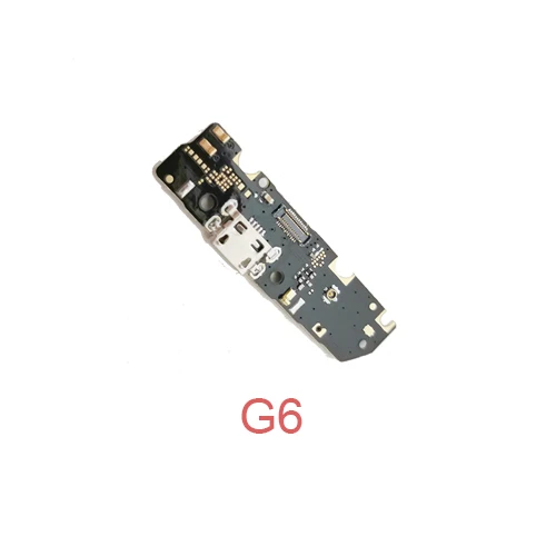 G6 USB док-станция зарядный порт гибкий кабель плата для Motorola G3 G4 Plus G5 E5 G6 Play/E5 Plus порт Соединительная плата Запчасти гибкий кабель - Цвет: G6
