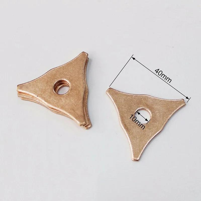 50 шт. накладки для шайбы медные стальные расходные материалы аксессуары высокое