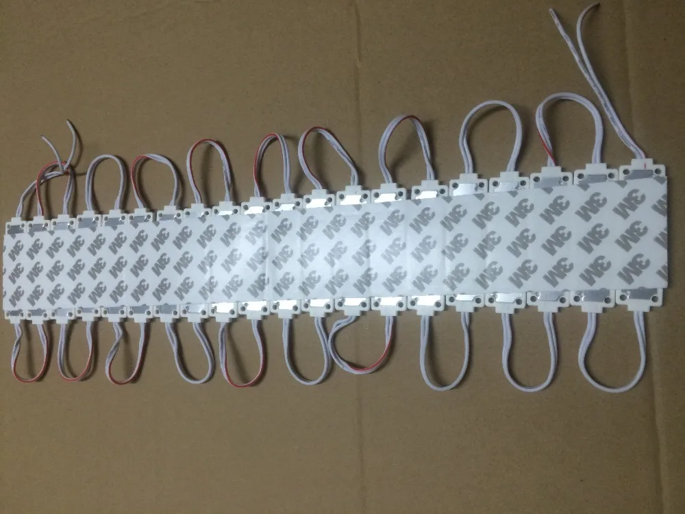 100 шт. светодиодный модуль впрыска ССБ водонепроницаемый задний свет подсветка LED