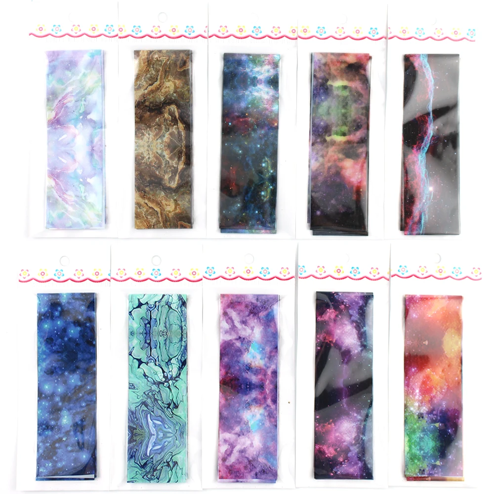 Переводная бумага для ногтей в виде звезд наклейки японском стиле с изображением