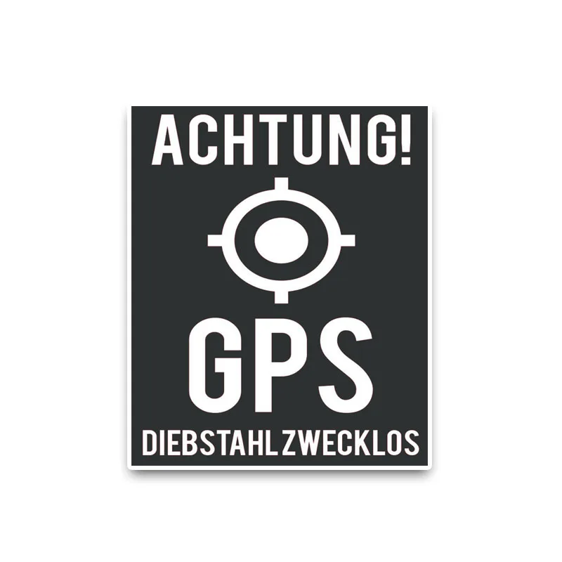 YJZT 9 1*11 см Achtung GPS DiebstahlZwecklos Автомобильная наклейка Доберман ПВХ C1 3083|car sticker|decals carpvc