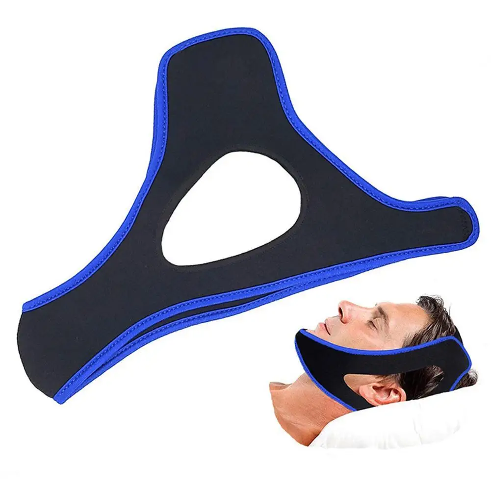 3D Anti Snore Stop Snoring Chin Strap Belt Anti Apnea Jaw Solution Sleep Support Apnea Belt mouth guard Sleeping Aid Care Tools