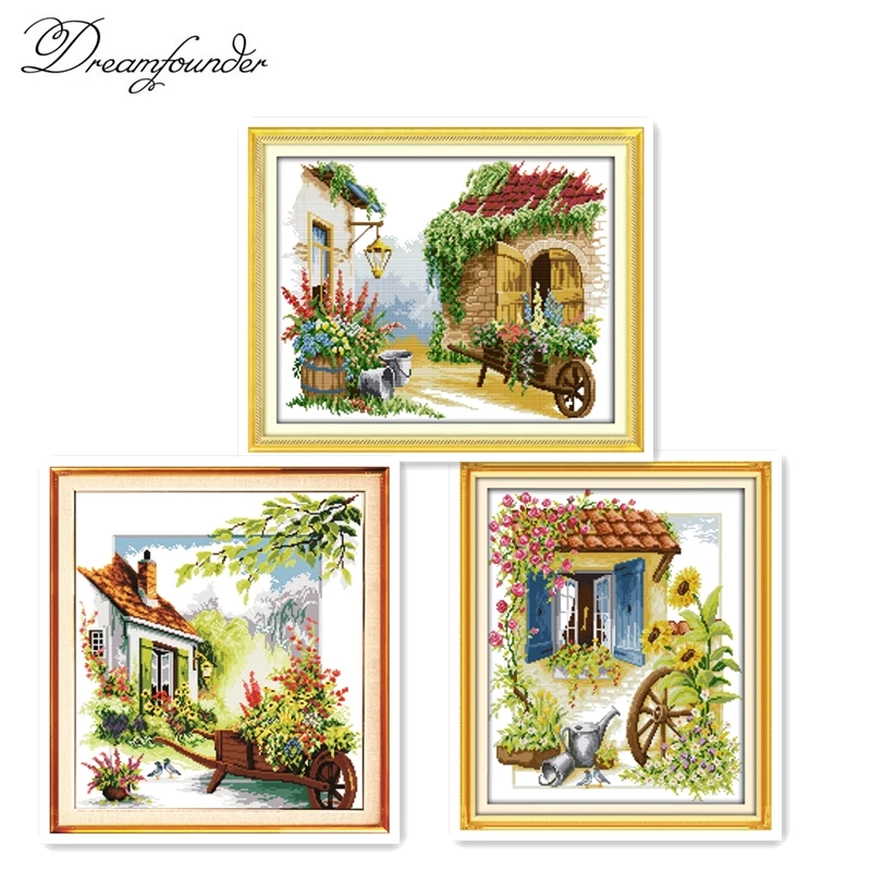 Набор для вышивки крестиком с рисунком|handmade needlework|embroidery diycross stitch kits |