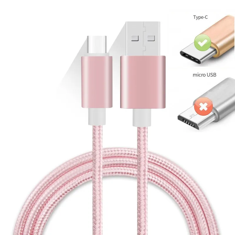 Плетеное нейлоновое Зарядное устройство USB 3 1 типа C для Nokia N1 xiaomi 5 6 4C Samsung Galaxy note 8 S8