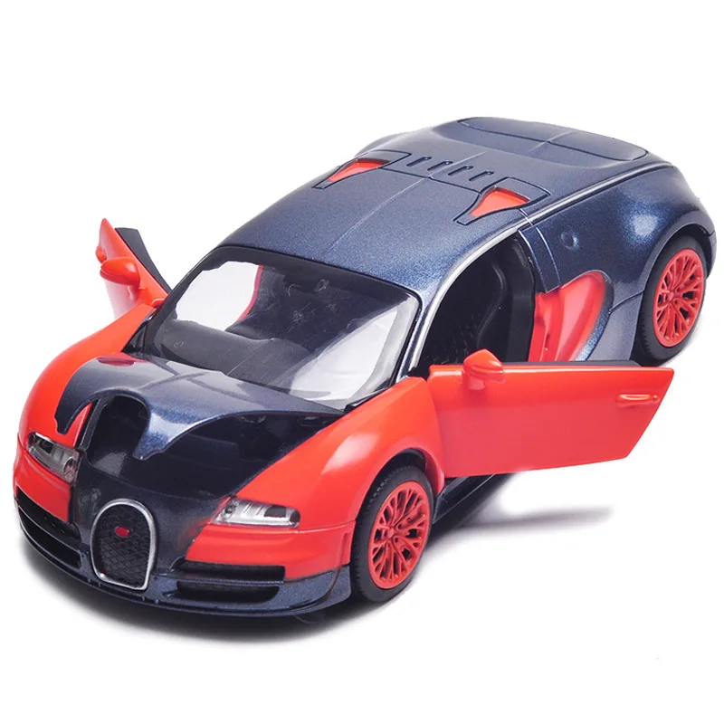 1:32 литья под давлением Bugatti модель Размер 14 см 3 с открывающимися дверцами # VB32043