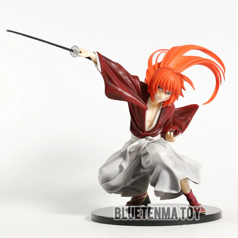 Экшн-фигурка из ПВХ Коллекционная модель игрушки Rurouni Kenshin HIMURA KENSHIN | Игрушки и