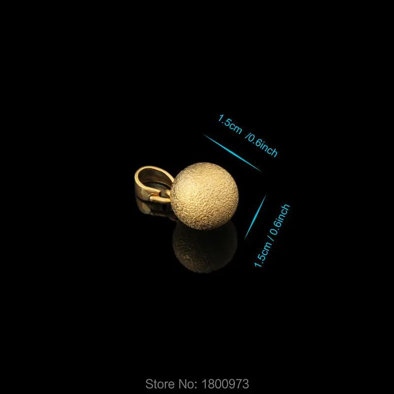 Подвеска-шарик женская золотого цвета 18 к | Украшения и аксессуары