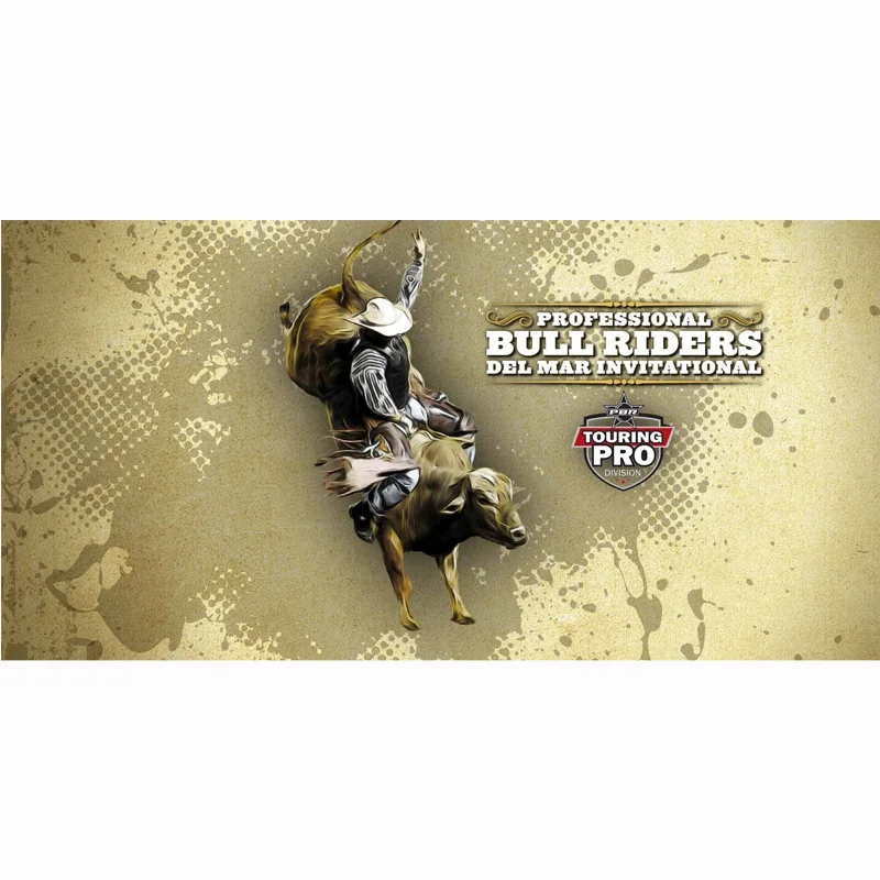 Профессиональные Bull Riders с рисунком Большое пляжное полотенце супер мягкие