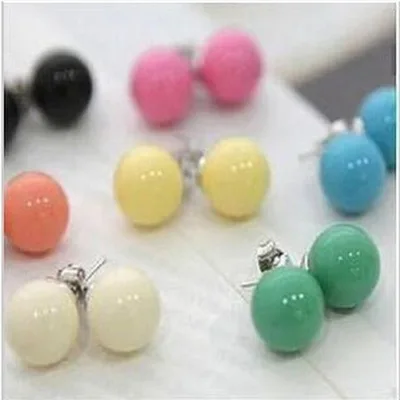 Iutopian распродажа низкая цена серьги гвоздики с шариками не вызывает аллергии 8