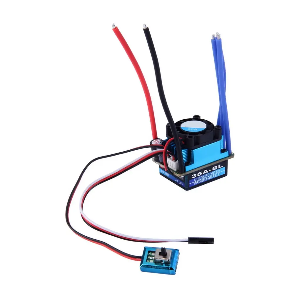 RC Racing 25A 35A 60A SL Бесщеточный Регулятор скорости ESC для 1/10 1:10 1:12 автомобильный