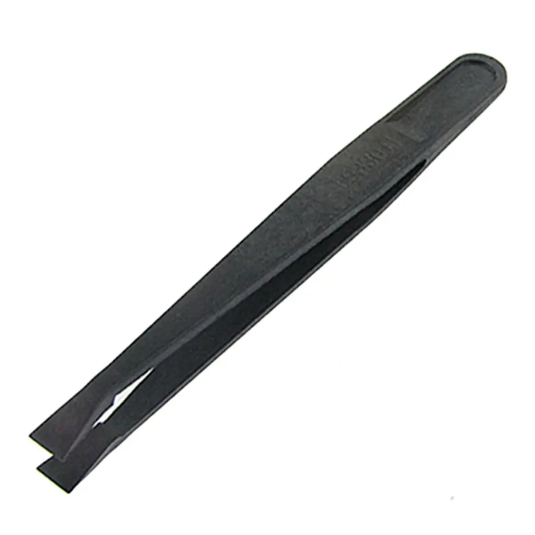 

10x New Manual Tool Black Plastic Flat Tip Anti-static Tweezers
