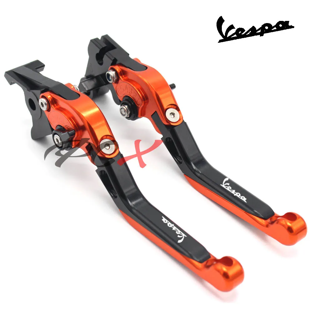 Для Vespa Granturismo 125/200 GTS 125/250 S125/150/300 супер Аксессуары для мотоциклов ЧПУ Складной Выдвижная сцепные рычаги
