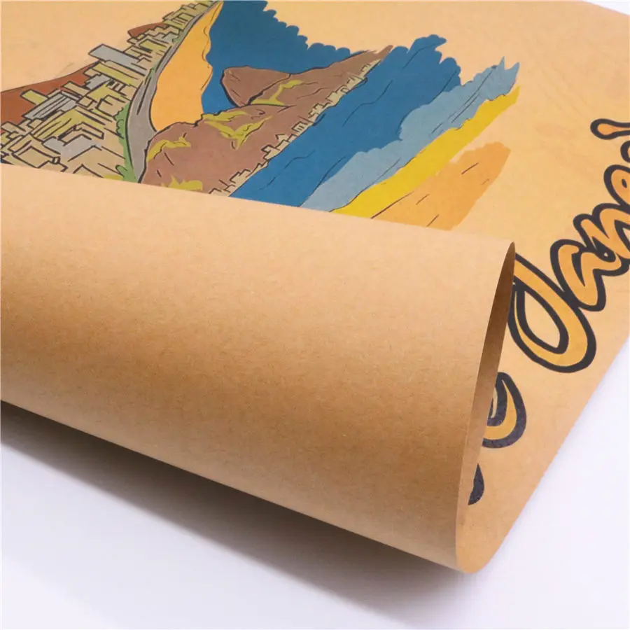 Рио-де-Рио город Винтаж бар паб плакат наклейка на стену для путешествий ручная