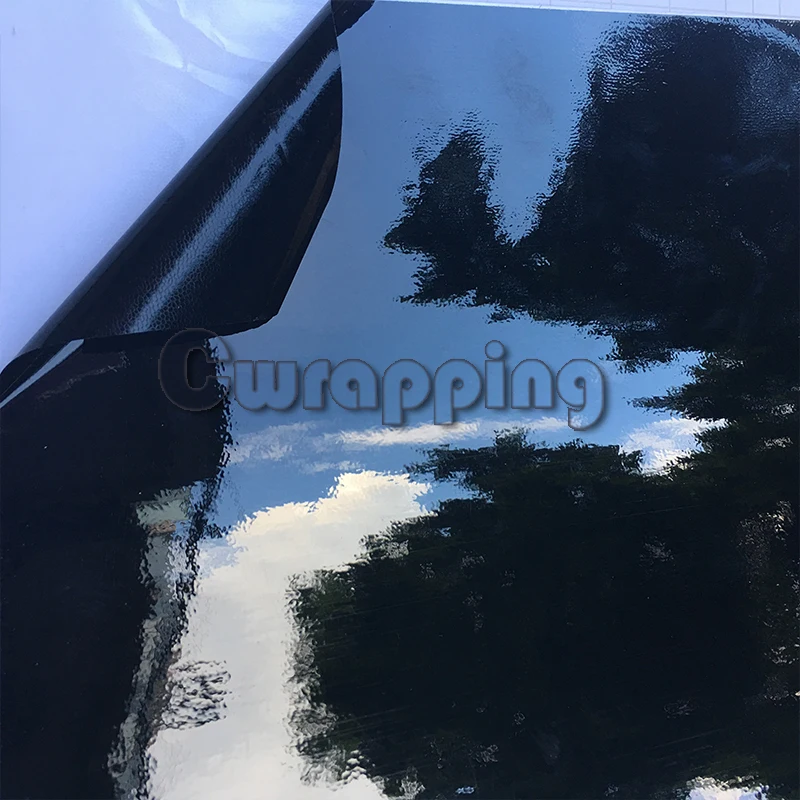 Блестящая черная виниловая пленка для автомобилей мотоциклов скутеров 2 м 3 5