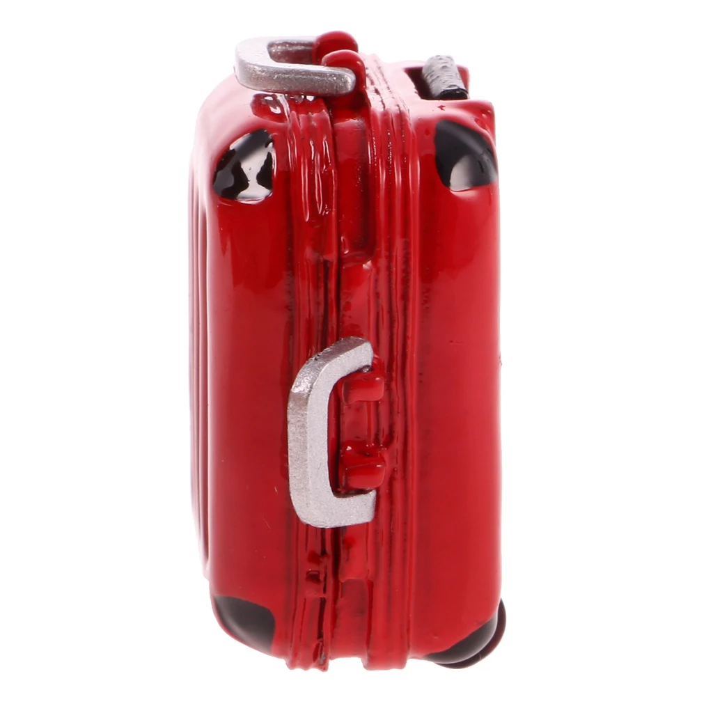 1/12 Масштаб Кукольный домик Миниатюрный Железный чемодан для путешествий 1:12 дом