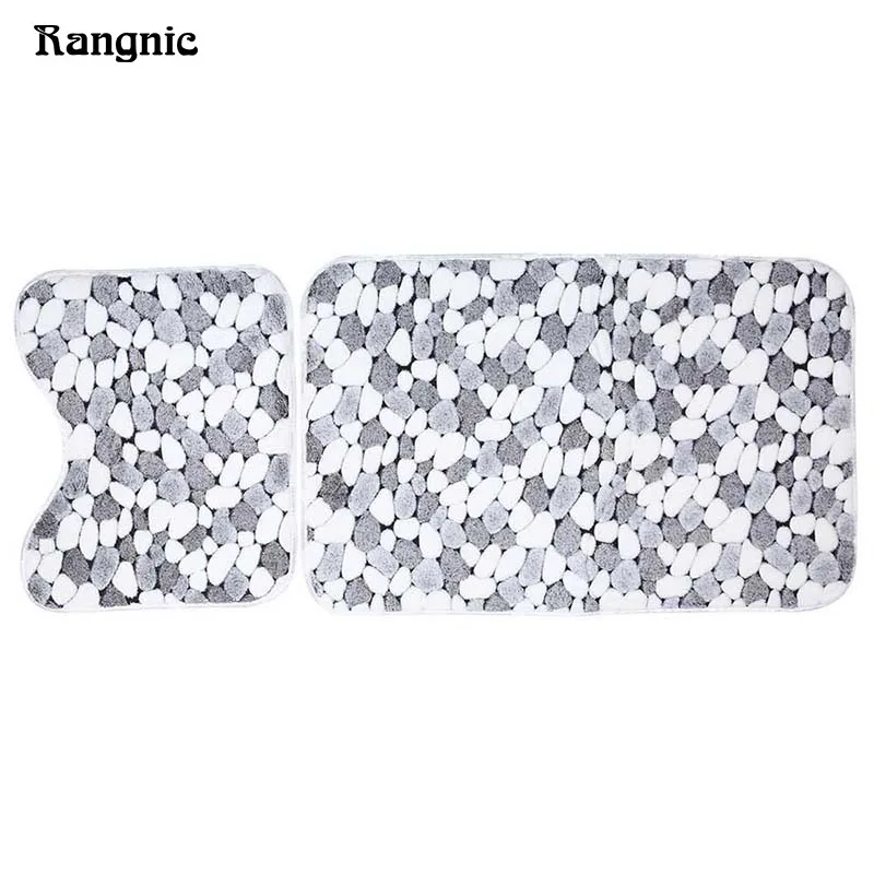 Rangnic коврик Ванная комната пены памяти ковер открытый офис кресло колодок 2 шт.