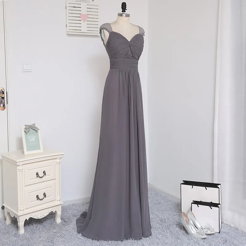 Дешевые серые Платья для подружек невесты до 50 шифоновые кружевные платья а