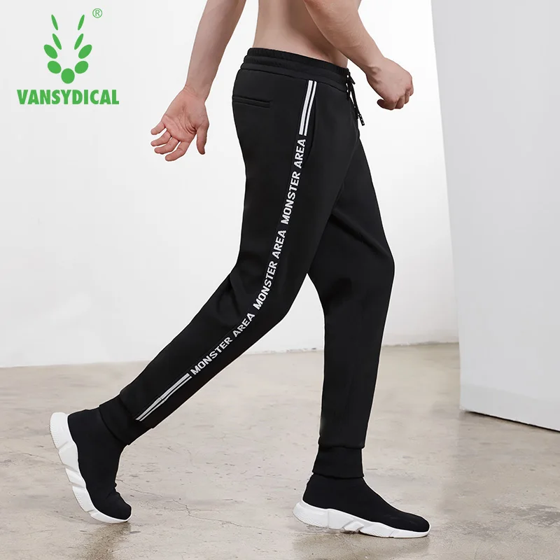 SPT Vansydical полосатые спортивные кроссовки Штаны Для мужчин стороны букв