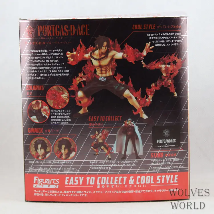 Экшн фигурка Ace из ПВХ Аниме фигурки костра дьявола фрукты детская коллекционная