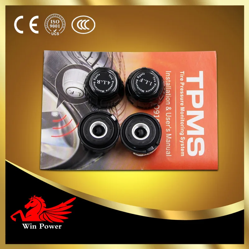 Высокое качество КОНТРОЛЯ Давления В ШИНАХ TPMS Детектор 5 с солнечной энергии