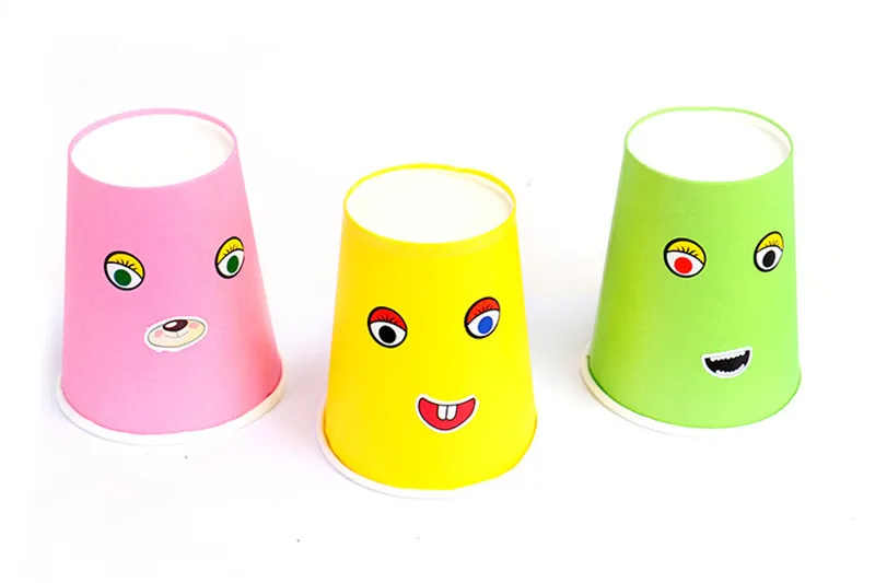 DIY наклейки с мультяшными глазами животных развивающие игрушки для детей ремесло украшение подарок