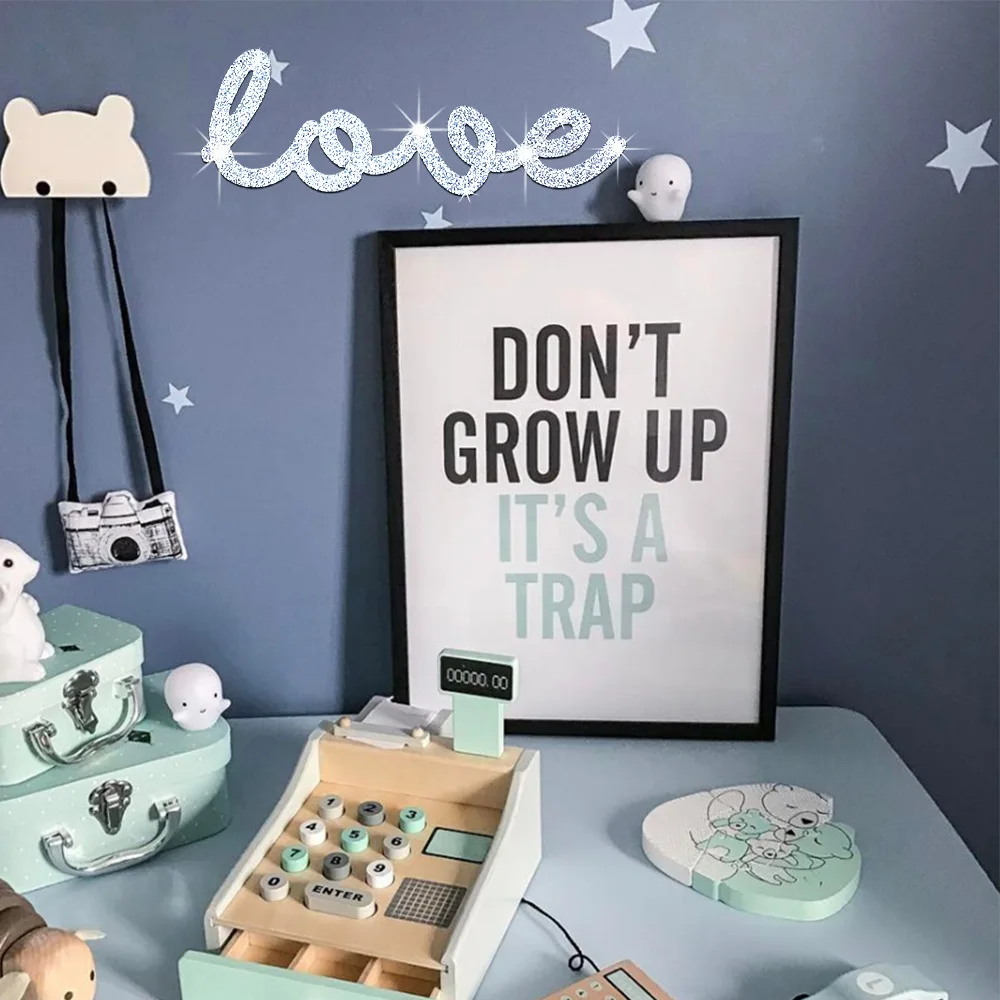 Funlife 2 набора/2 шт креативные зеркальные наклейки для свадьбы дома вечеринки дня