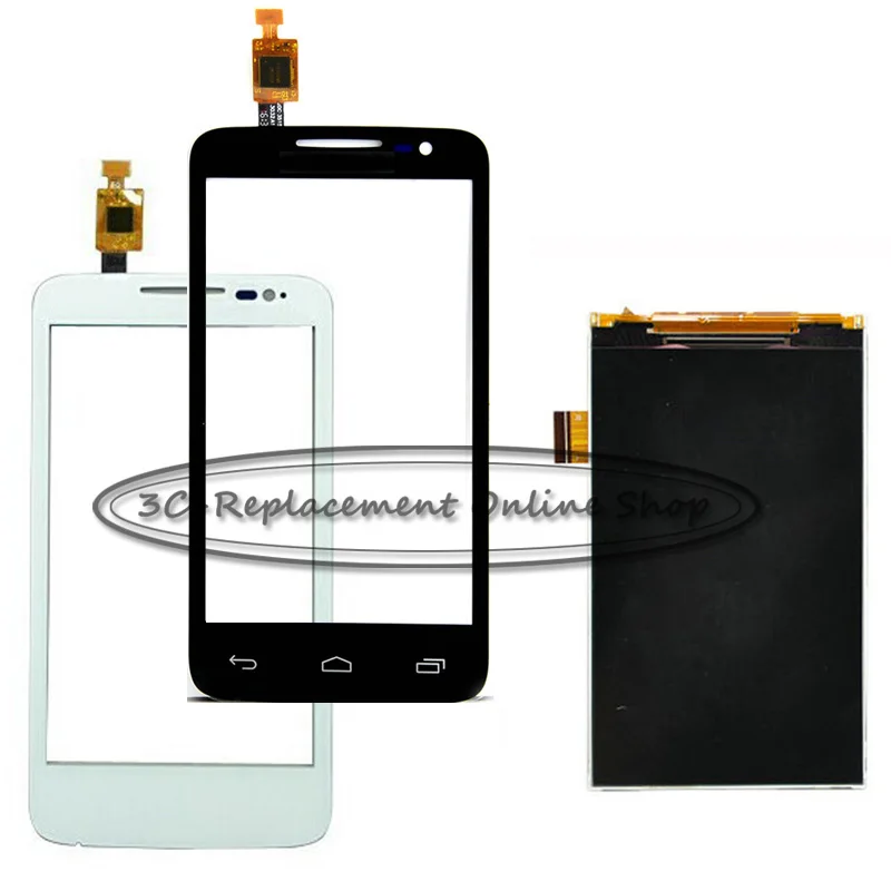 Оригинальный Новый белый/черный для alcatel one Touch ot5020 5020 5020d ЖК дисплей с сенсорным