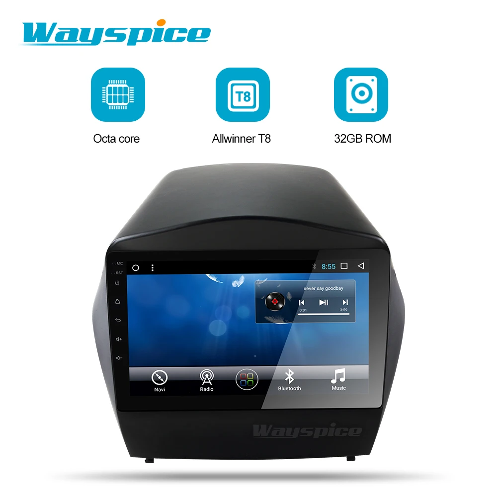 Asottu android 8 1 автомобильный dvd gps плеер для hyundai mix35 2018 навигатор raido видео din