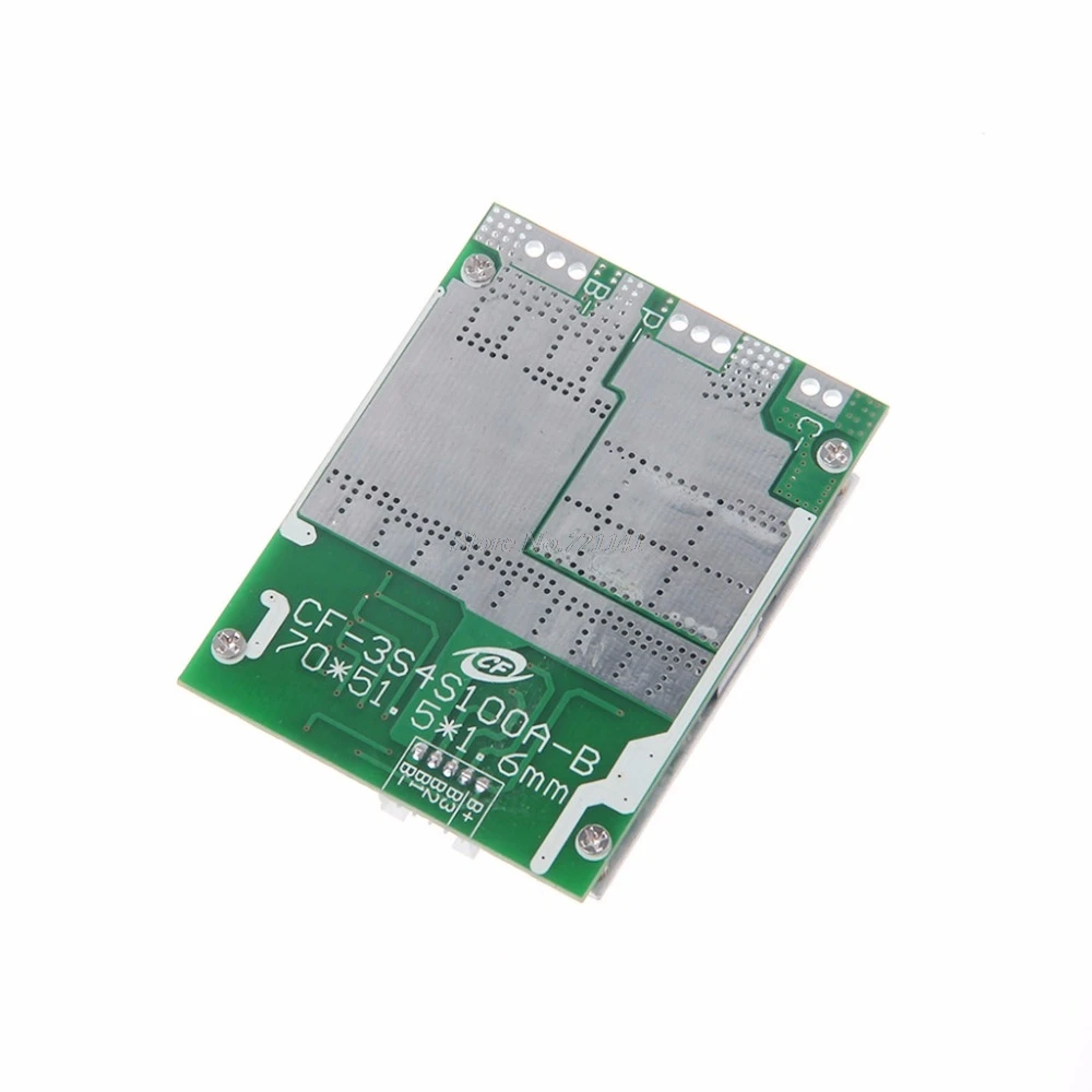 4S 100A 12V баланс для LiFePo4 жизни 18650 батареи BMS защитный Модуль платы блока программного управления Интегральные схемы