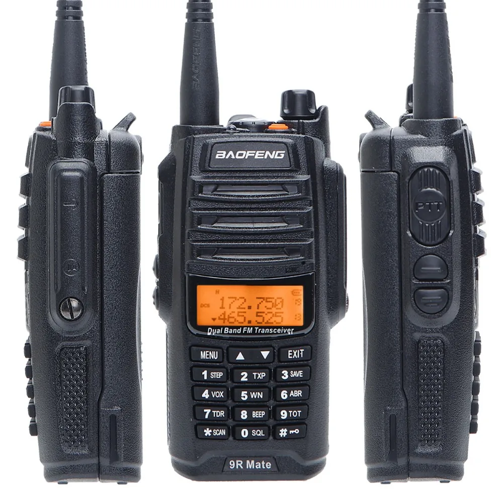 Baofeng UV 9R mate IP67 водонепроницаемая рация 10 Вт Двухдиапазонная 136 174/400 520 МГц Ham CB радио