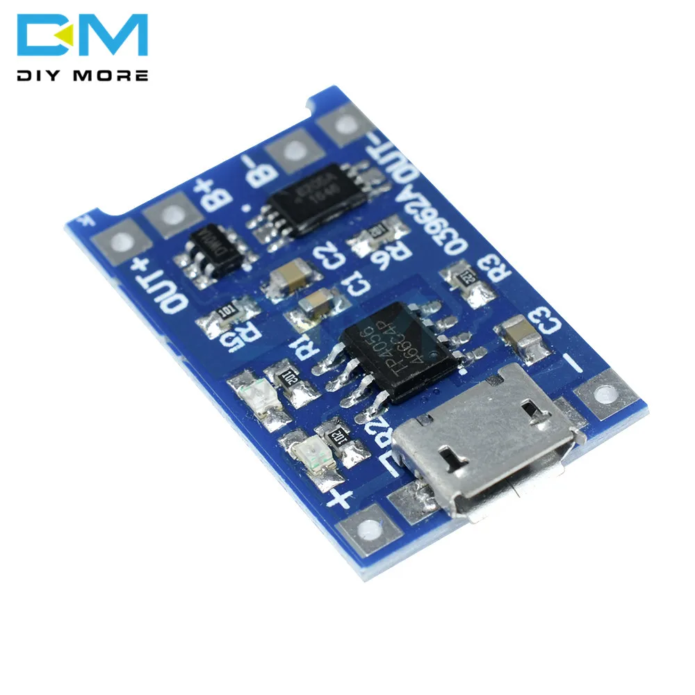 5 шт Micro USB 5V 1A 18650 TC4056A модуль зарядного устройства литиевой батареи плата с