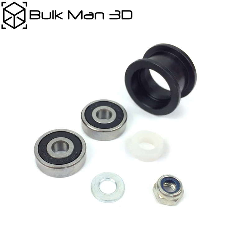 Delrin набор гладких направляющих для V-Slot rail OX CNC V Slot Solid wheel -100 шт./1 лот | Инструменты