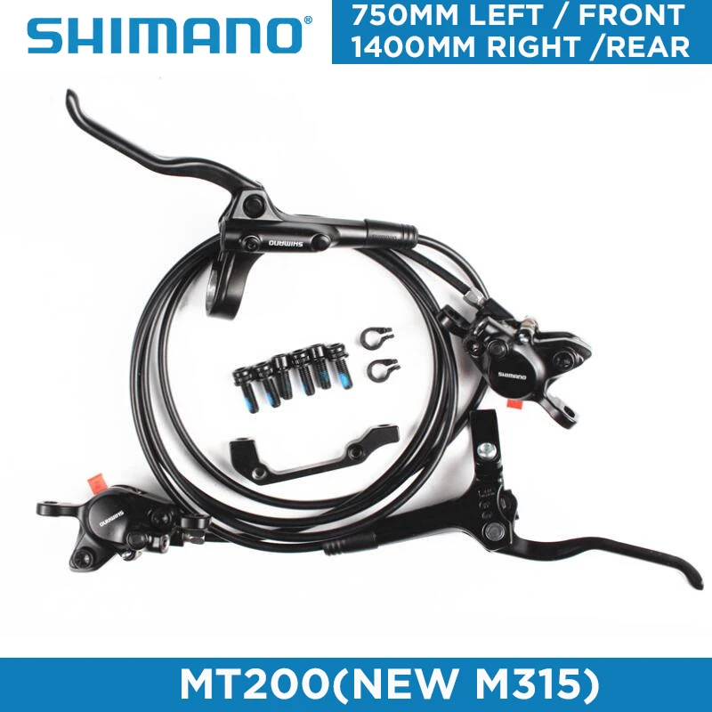 SHIMANO BR BL MT200 M315 гидравлический тормоз Shimano MTB дисковый зажим горный велосипед масло
