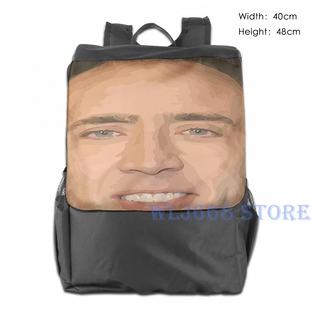 One Size Funny graphic print shoulder Bags women nicolas cage(9) Single shoulder backpack travel for men Gym Bag - Цвет: One Size