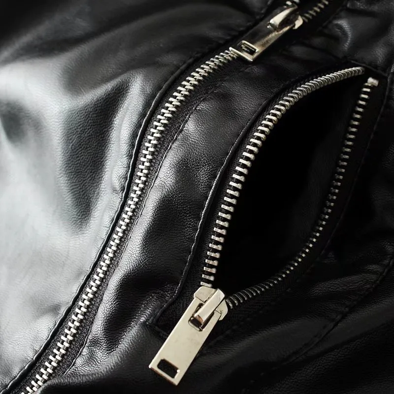 

2018 Spring Autunm Women Suede Faux Leather Jackets Lady Fashion Slim Matte Motorcycle Coat Biker Wine Red Black Outwear