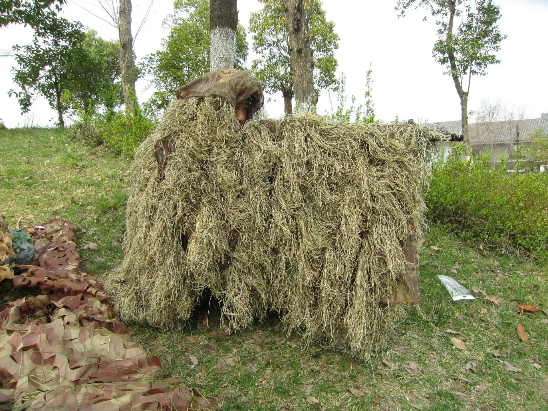 Охотничий костюм Outlife военный тактический Костюм Ghillie камуфляжная накидка пончо