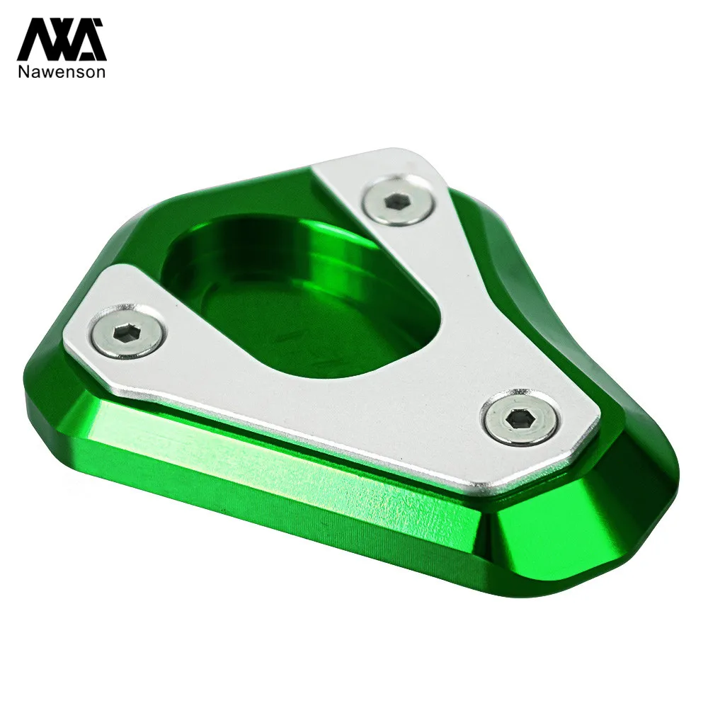 Kickstand Side Stand Enlarger Extension Plate Pad Support For Kawasaki Z900 2016-2018 Z1000 2010-18 Z800 2013-16 ER6N/F 2013-18 |
