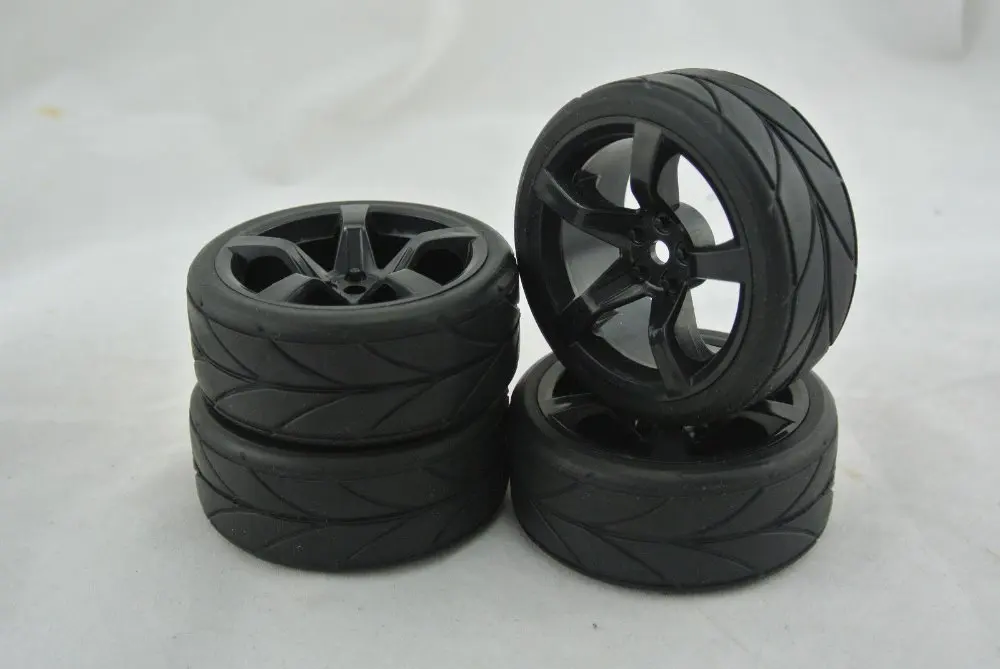 Гоночные колеса с шестигранной головкой 1/10 RC Onroad fouring + шины (4) 12 мм|hex 12mm|12mm hexwheel hex