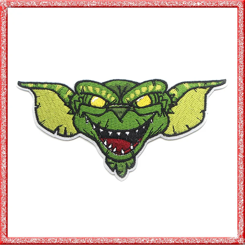 Gremlins gizmo панк аппликационные заплатки Сделай Сам железо на обуви джинсовая рубашка ткань джерси аксессуары наклейки вышитые значки E0082