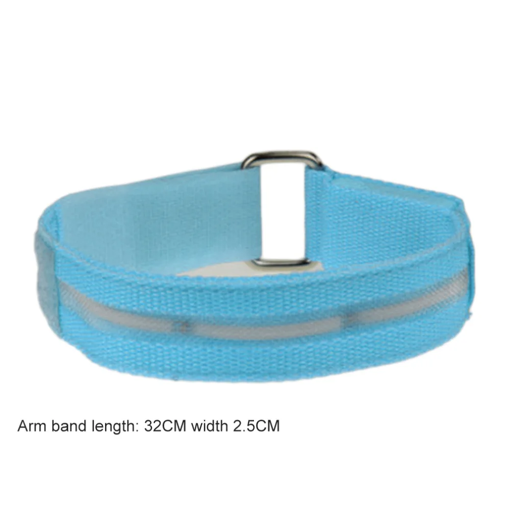Portable Size Men Women Unisex LED Arm Belt light Bike Bicycle Outdoor Night Cycling Running Safety Warning Light | Спорт и