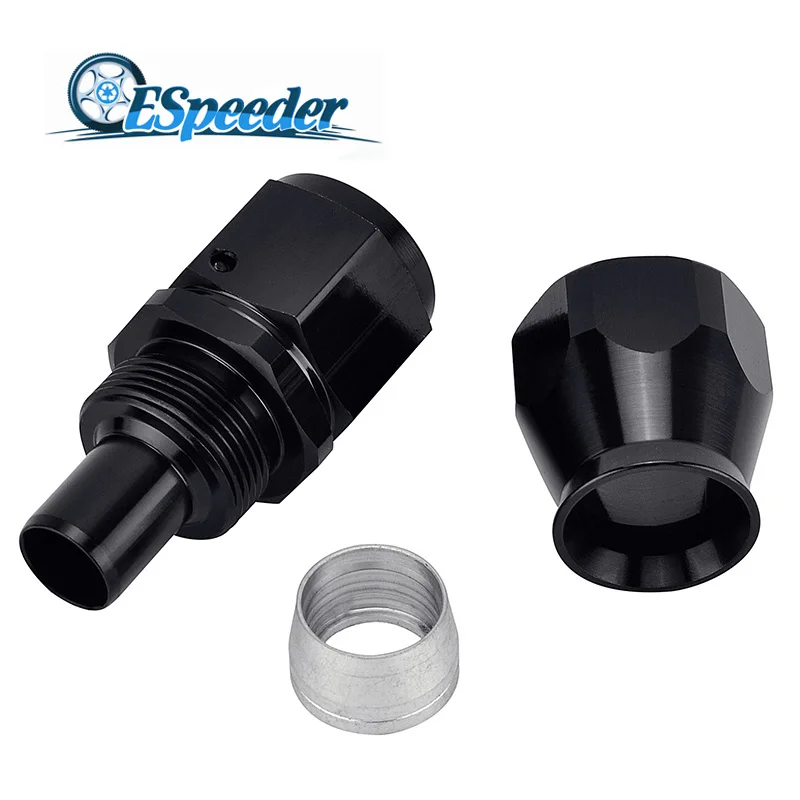ESPEEDER AN10 поворотный уплотнительный Шланг Концевой прямой многоразовый PTFE фитинг
