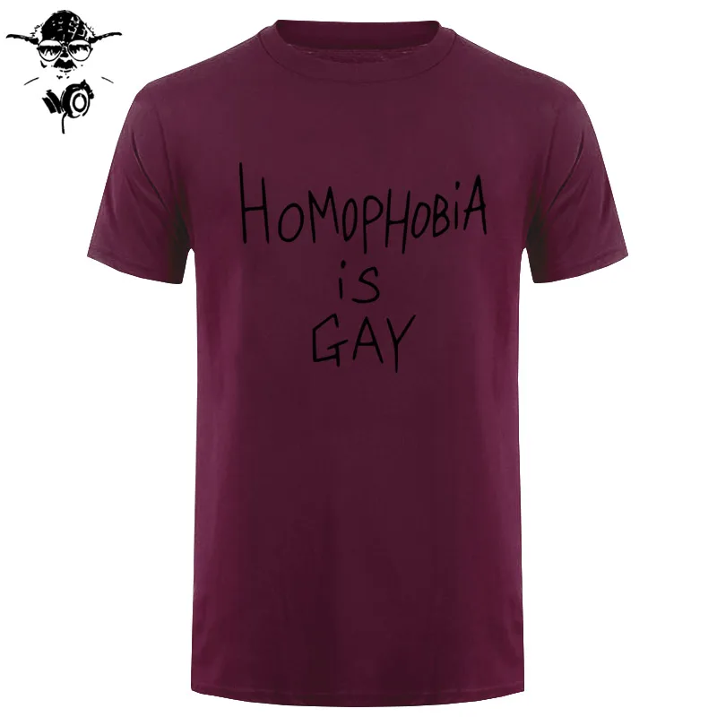 Футболка My Chemical Romance, Мужская футболка с принтом Mcr Homophobia Is Gay-Frank Iero, футболки с коротким рукавом, милая музыкальная футболка для мужчин - Цвет: maroon black